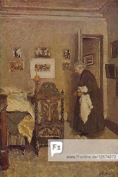 Die Haushälterin (um 1925)  um 1925  (1946). Künstler: Edouard Vuillard.