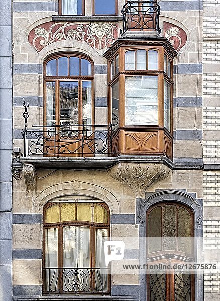 120 Avenue Brugmann  Brüssel  Belgien  (1904)  c2014-c2017. Künstler: Alan John Ainsworth.