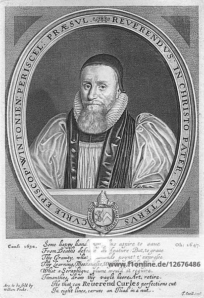 Walter Curll (Curle)  Bischof von Winchester (1575-1647)  17. Jahrhundert. Künstler: Thomas Cecill.