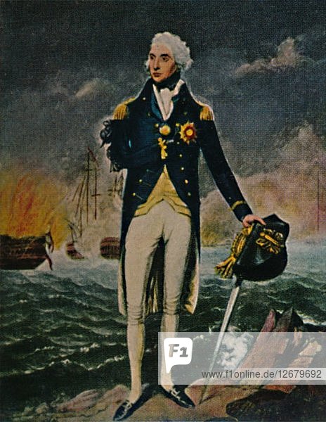 Lord Nelson 1758-1805  1934. Künstler: Unbekannt.
