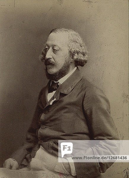 Porträt des Pianisten und Komponisten Stephen Heller (1813-1888)  um 1860.