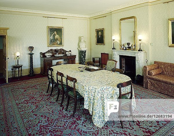 Down House Dining Room  ca. 1990-2010. Künstler: Unbekannt  Nigel Corrie.