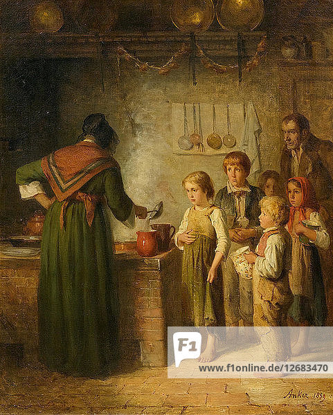 Suppe für die Armen  1859.
