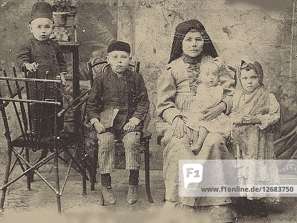 Kasaner Tatarenfamilie  1900er Jahre.