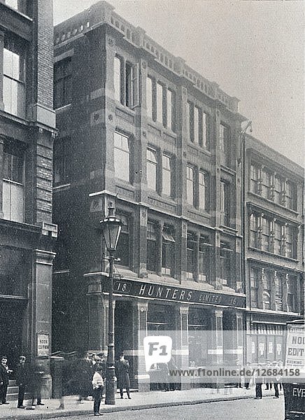 Fassade der St. Bride Street  1917. Künstler: Unbekannt.