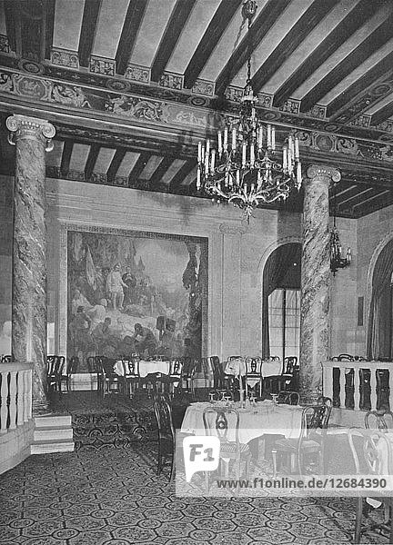 Detail am Ende des Hauptspeisesaals  Mount Royal Hotel  Montreal  Kanada  1923. Künstler: Unbekannt.