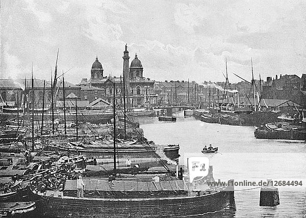 Hull  from the Docks  c1896. Artist: Poulton & Co.