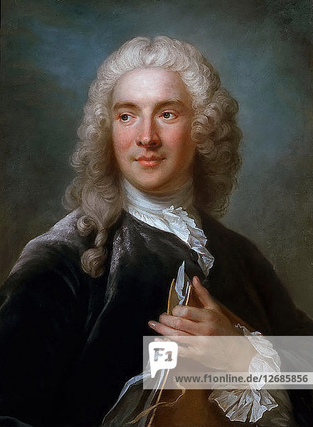 Porträt von Charles-Joseph Natoire (1700-1777)  1741.