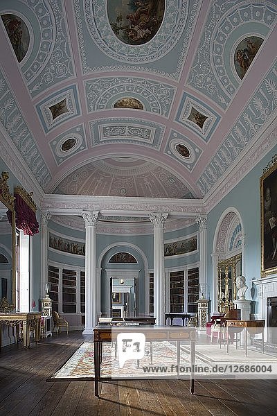 Die Bibliothek  Kenwood House  Hampstead  London  um 2013. Künstlerin: Patricia Payne.