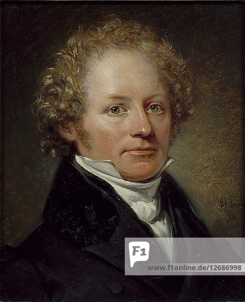 Porträt von Per Daniel Amadeus Atterbom (1790-1855)  1831.