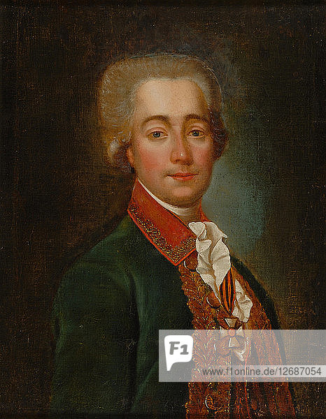 Porträt des Grafen Semjon Romanowitsch Woronzow (1744-1832).
