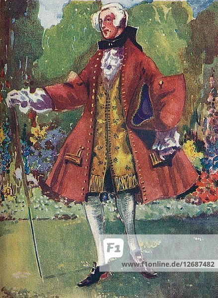 A Man of the Time of George II  1907. Artist: Dion Clayton Calthrop.