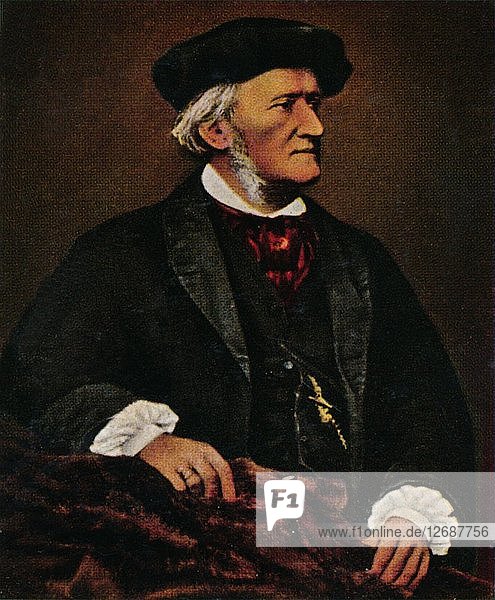 Richard Wagner 1813-1883  1934. Künstler: Unbekannt.