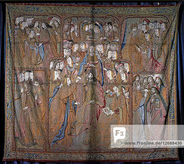 The Triumph of the Mother of God series of fifteenth century Flemish tapestries. Cloth II The A?