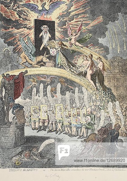 Titianus Redivivus oder die sieben Weisen  die das neue venezianische Orakel befragen ...  1797.