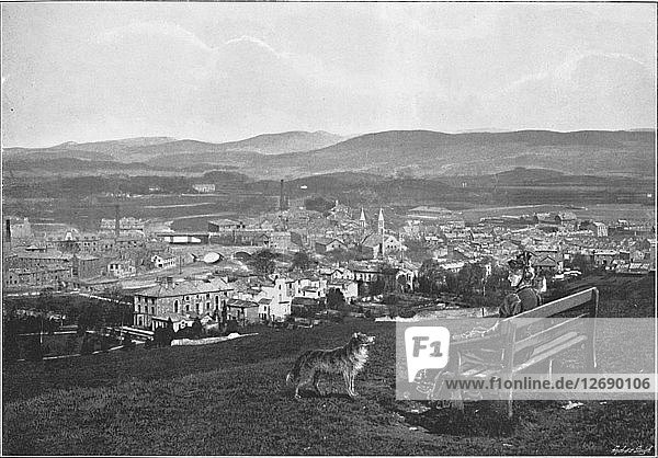 Kendal from the Castle c1896. Artist: Poulton & Co.