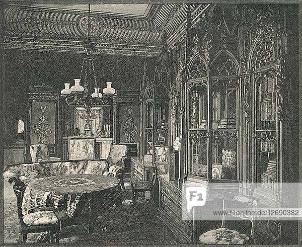 Buckingham Palace: The Prince Consorts Music-Room  1886. Artist: Unknown.
