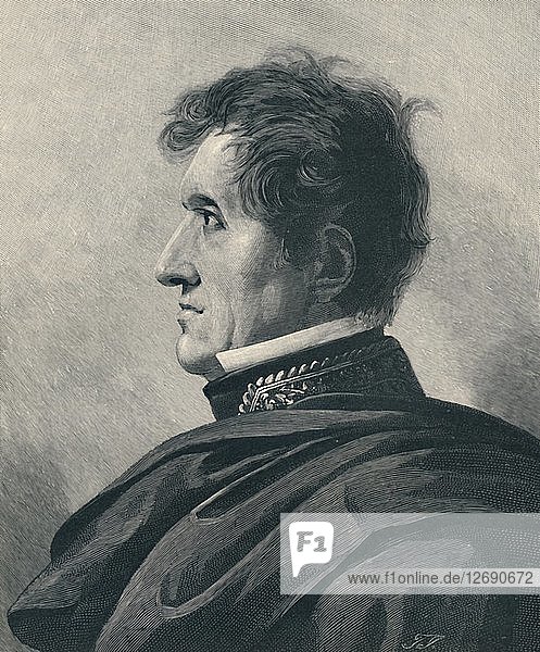 Marschall Nicolas-Jean-De-Dieu Soult - Herzog von Dalmatien  um 1810  (1896). Künstler: T. Johnson.