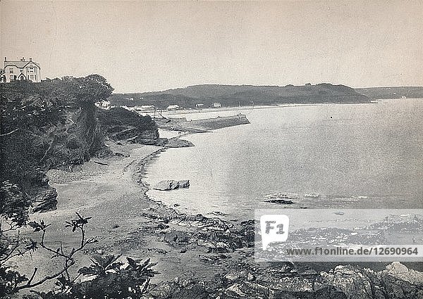 Saundersfoot - General View of the Bay  1895. Artist: Unknown.