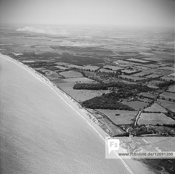 Das Dorf und der Common  Dunwich  Suffolk  aus nordöstlicher Richtung  1949 Künstler: Aerofilms.