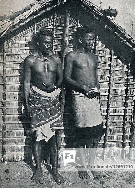 Sakalava-Typen aus Menabe  West-Madagaskar  1912. Künstler: Unbekannt.