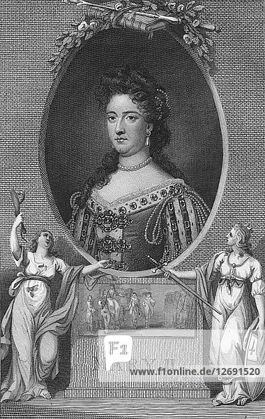 Maria II.  1790. Künstler: Unbekannt.