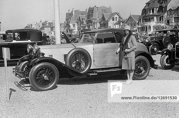 Delage auf der Boulogne Motor Week  Frankreich  1928. Künstler: Bill Brunell.