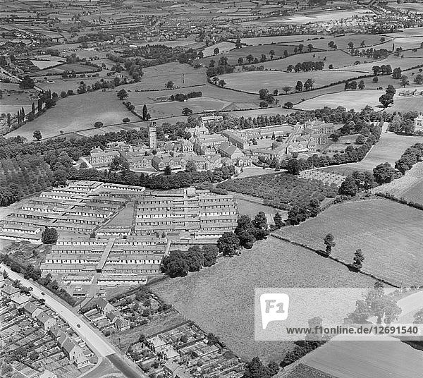 Barnsley Hall Hospital for Nervous and Mental Diseases  Bromsgrove  Worcestershire  1952. Künstler: Aeropictorial Ltd.