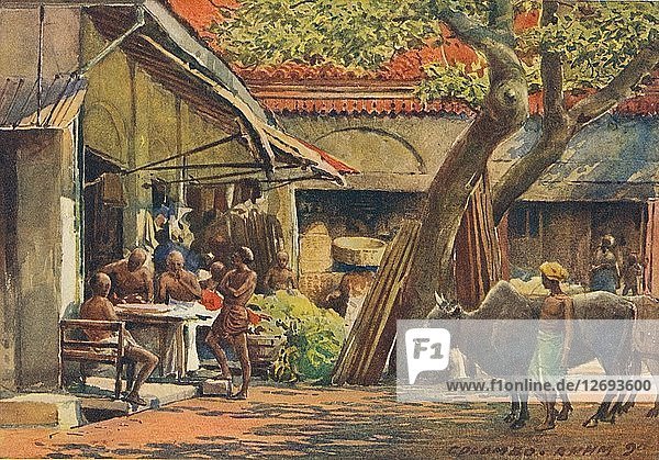 The Market  Colombo  c1880 (1905). Artist: Alexander Henry Hallam Murray.