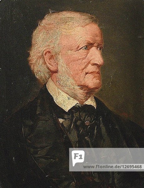 Porträt des Komponisten Richard Wagner (1813-1883).