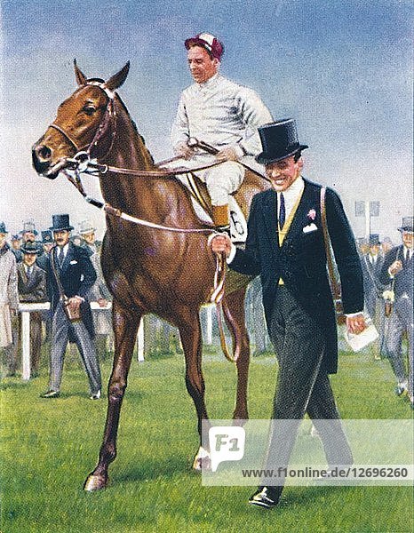 Bois Roussel  Jockey: E. C. Elliott  1939. Artist: Unknown.