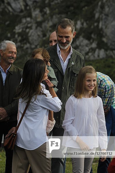 King Felipe VI of Spain, Queen Letizia of Spain, Princess Sofia