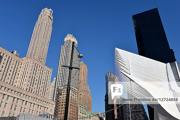 Wolkenkratzer am Ground Zero  Innenstadt  Manhattan  New-York City  USA