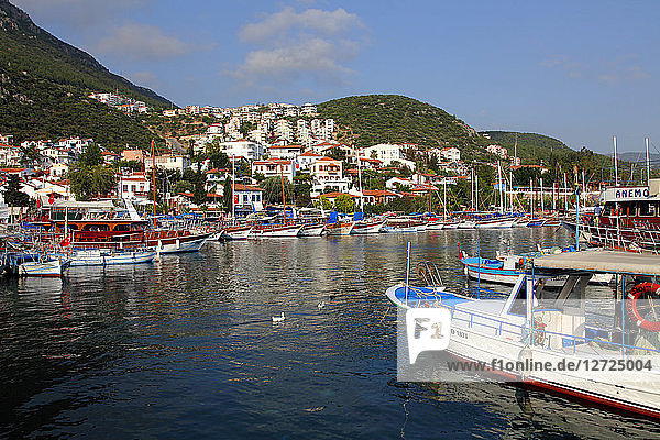 Turkey  province of Antalya  Kas   harbour
