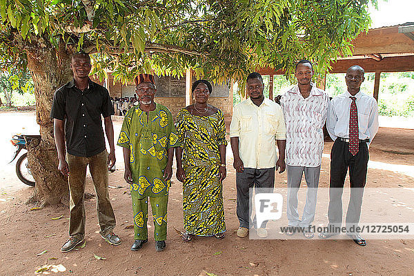 Beninese teachers. Ouidah. Benin.