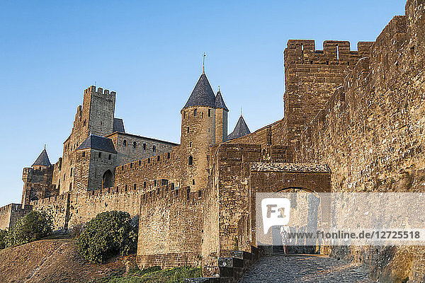 Frankreich  Carcassonne  Aude  Languedoc-Roussillon  mittelalterliche Stadt