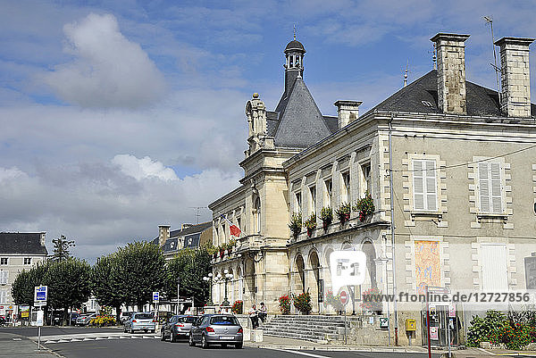 France Poitou-Charentes Region Vienne Department Chauvigny City Hall.