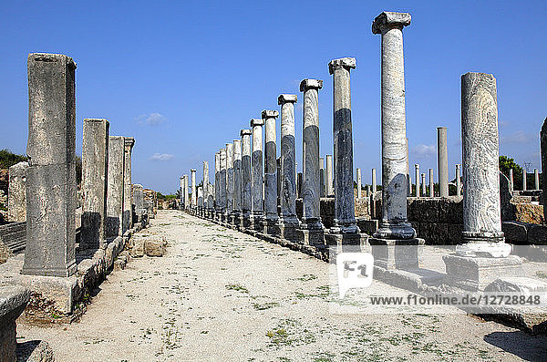Türkei,  Provinz Antalya,  Aksu,  archäologische Stätte von Perge oder Perga,  die Agora