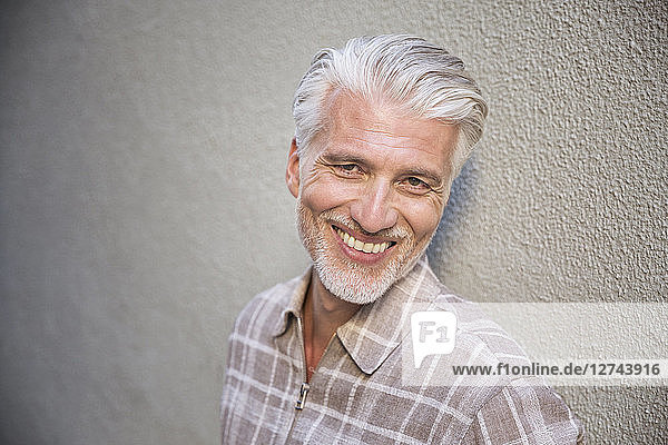 Portrait of a mature man  smiling