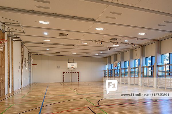 Turnhalle, Pädagogische Hochschule, Baden, Niederösterreich, Österreich, Europa