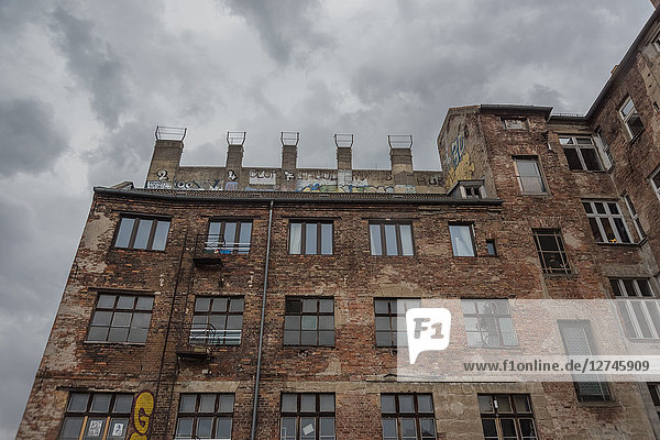 Ruine einer Fabrik, Sonnenburger Strasse, Prenzlauer Berg, Berlin, Deutschland, Europa
