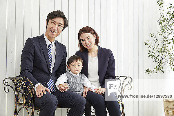 Japanese family studio photo shoot