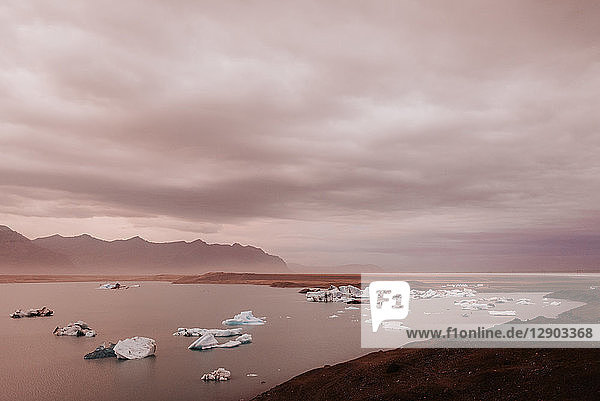 Gletscherlagune Jökulsárlón Reykjavík Gullbringusysla Island