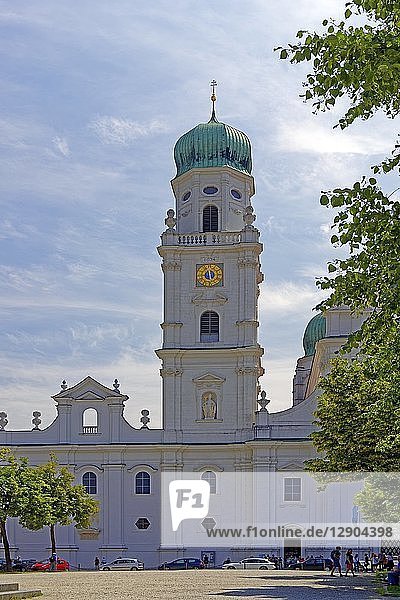 St. Stephen's Cathedral,  Passau,  Lower Bavaria,  Bavaria,  Germany,  Europe