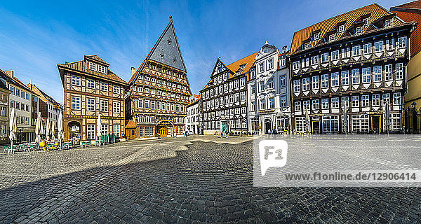Germany  Hildesheim  view to Butchers' Guild Hall at market square