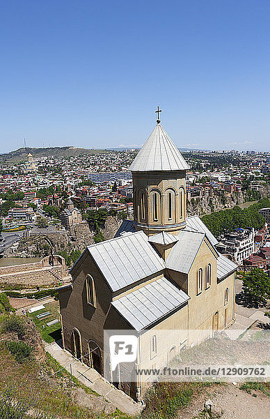 Georgia  Tbilisi  St. Nicholas' Church and old town