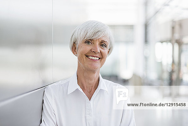 Portrait of smiling senior businesswoman