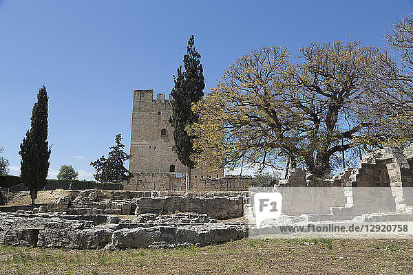 Burg Kolossi in Südzypern  Mittelmeer