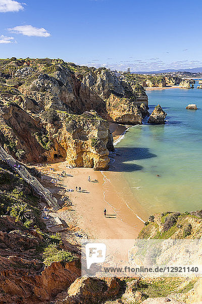 Camilo Beach near Lagos  Algarve  Portugal  Europe