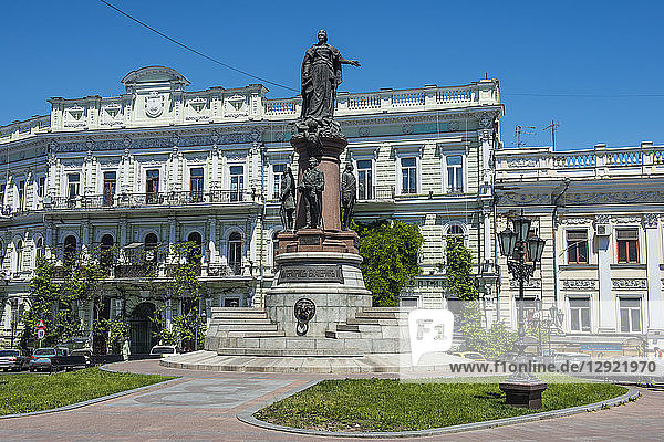 Denkmal für Katharina II.  Odessa  Schwarzes Meer  Ukraine